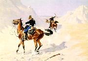 Frederick Remington The Advance Guard Norge oil painting reproduction